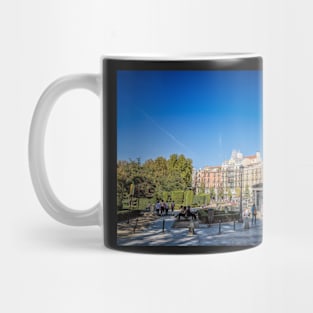 Oriente Square in Madrid Mug